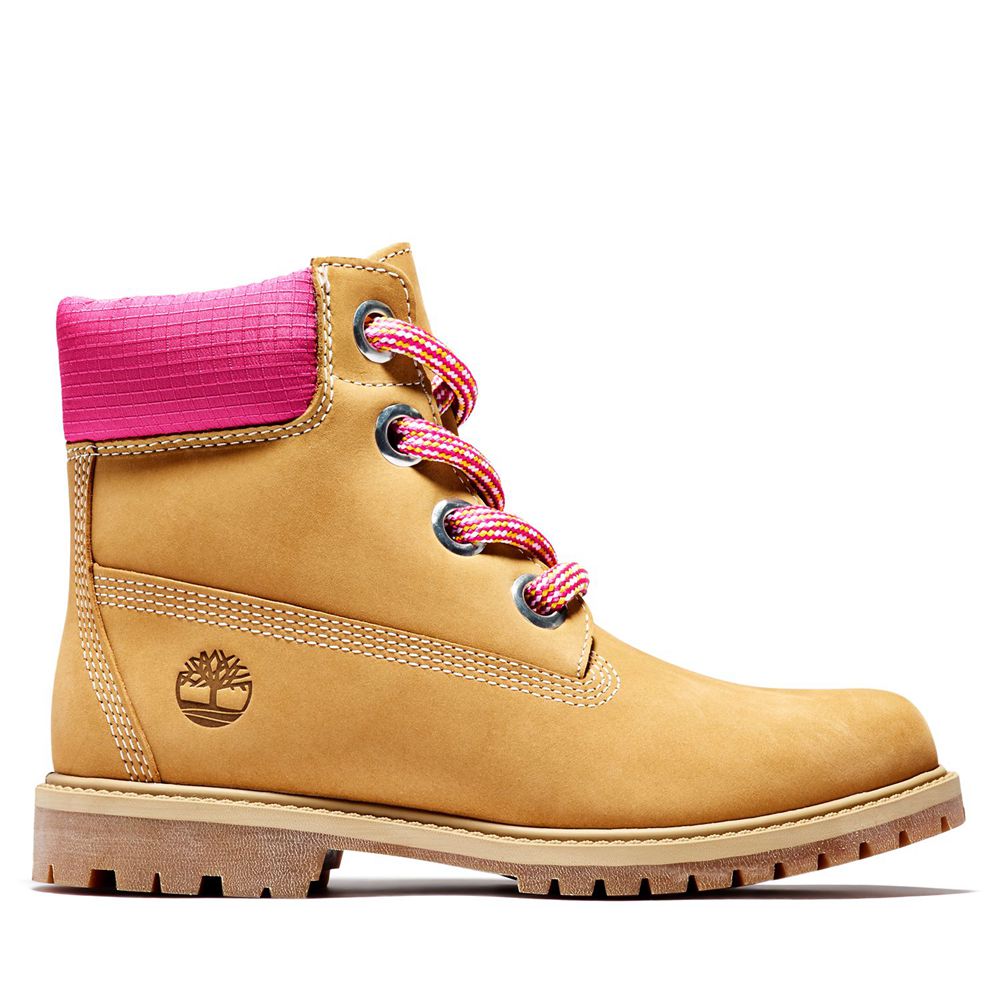 Bototos Timberland Mujer 6-Inch Heritage Waterproof Marrones - Chile DYH-509728